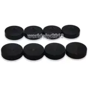 4pcs 23mm 0.9" Ebony Speakers Shock Spikes Stand Foot Isolation Feet + Base Pads