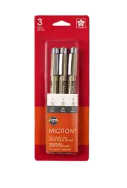 Sakura Pigma Micron Pen Set Cool Gray 3 Pack