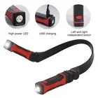 Flexible LED Neck Reading Light USB Rechargeable Book Bed Night Lamp Hands Free
