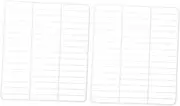 OHPHCALL 2pcs Freezer Partition Divider Metal Fridge Organiser Container for Refrigerator Storage Fridge Wire Divider Easy Installation