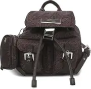 Steve Madden Bag Backpack BROLO-L Nylon Dark Brown Small Lightweight