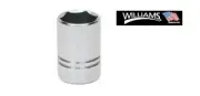 7/16 SL 6PT. STD. LENGTH 1/2" DRIVE SOCKET -WILLIAM- USA- ITEM NO. 7222071
