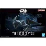 Bandai Star Wars Model Kit TIE Interceptor 01212 Scale 1/72