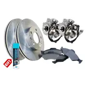 Front Wheel Bearing Hub Ass Rotor Pad Kit for Nissan Navara D22 APUD22 08-15