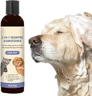 Puppy Shampoo and Conditioner - Kitten Grooming Solution | Pet Anti-Itch Soothing Shampoo for Skin Coat Grooming Bathing Deshedding Travel Cat Dog Spa Home