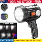 USB Rechargeable Spotlight LED Flashlight Super Bright Torch Camping Light Lamp