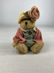 BOYDS BEARS Retired Plush Bailey and Friends Corduroy Dress Knit Sweater & Hat