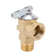 3/4 inch NPT Lead-Free Water Heater Safety Valve 150 Psi Brass Pressure Relief Valve Gold