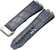 [AMGHCGTEEW] Fit For HUBLOT TPU tape Fit For BIGBANG Leather Watchband 28mm Quick Release Interface Big Explosion Rubber Watch Strap Men Bracelet