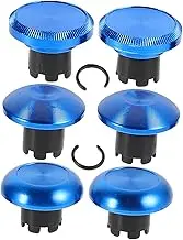 ULDIGI 8pcs Game Controller Metal Thumbstick Replacements High Low Metal Thumb Grips Back Buttons Compatible for Ps5 Controller