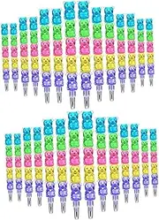 COHEALI 2sets Bulk Bear Pencils Creative Stationery for Boys and Girls for Birthday 24pcs*2