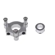 Silver 1" 25mm / 1.5" 38mm CNC Adapter Fits 49cc 50cc 66cc 80cc Motorized Bike.