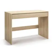 Belle Computer Desk Student Study Office Desk with Drawer Oak