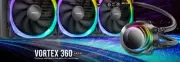 Antec VORTEX 360mm ARGB AIO Liquid CPU Cooler + ARGB Controller, EPDM High-Densi