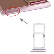 For Samsung Galaxy Note20 Ultra SIM Card Tray + SIM Card Tray / Micro SD Card Tray Gold