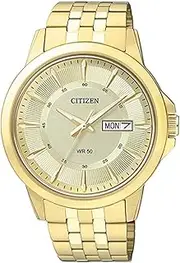 [CITIZEN] Quartz Mens Watch, Stainless Steel, Classic, Gold-Tone (Model: BF2013-56P), Gold-Tone, Quartz Watch