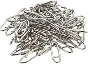 BESPORTBLE 100pcs Fishing Snap Clips Stainless Steel Hooked Snap Swivel Lock for Anglers Durable Fishing Gear Accessories for Rod Prevent Twists and Protect Lines