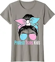 [VidiAmazing] Womens Protect Trans Kids, LGBT Support, LGBT Pride T-Shirt ds1502 T-Shirt