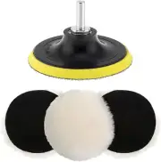Ziciner 3 PCS Wool Polishing Buffing Pad, Polishing Buffing Wheel for Drill Buff