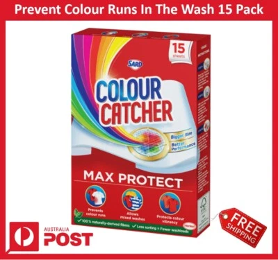 New Sard Colour Catcher Prevent Colour Runs In The Wash 15 Pack + Free Shipping