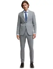 [Oxford] Auden Wool Suit Jacket in Grey