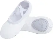 [Lovdaswi] Canvas Ballet Shoes for Girls Ballet Flats for Toddler/Little Kid/Big Kid/Adult