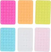6Pcs Suction Phone Case Mount, Silicone Non Slip Suction Cup Phone Holder, Sticky Phone Grip Suction for Cell Phone, Double Sided
