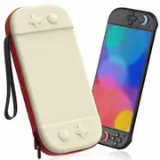 Slim Carrying Case for Switch 2 2025,Travel Hard Shell Case with 12 Game Card Slots,Protective Bag for Switch 2 Console & Games Accessories White