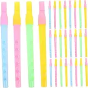 SUPVOX 50pcs Flute Portable Wind Instrument for Beginners Easy to Play Musical for Home School Use Tone Clarinet Instrument
