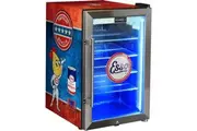 Esso Vintage Fuel Pump Branded Triple Glazed Alfresco 70 Litre Bar Fridge With LED Strip Lights