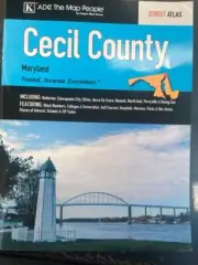 Cecil County MD ADC Street Atlas Rare Final Edition