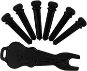 COMNESTBI 1set Acoustic Guitar Bridge Pins Bridge Pin Puller Guitar Pin Puller Guitar Pin Remover for Guitar Parts and Accessories for Easy String Replacement and Maintenance