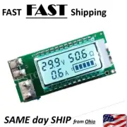 Lithium Li-ion battery tester Current Voltage Detector LCD meter -