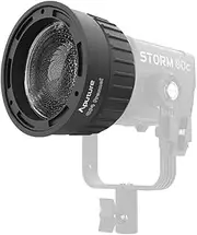 CF4 Fresnel for Storm 80c - Compact 4" Fresnel with Mini ProLock Mount, 5.5X Light Amplifier, 15°-40° Adjustable Beam Angle, Soft Light Drop, Includes Protective Carry Case