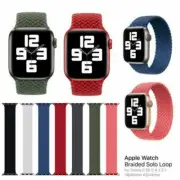 Braided Solo Loop Strap For iWatch Apple Watch Series 6 SE 40mm 44mm Nylon band