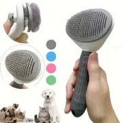 One-Click Pet Hair Removal Comb for Effortless Grooming of Dogs and Cats