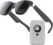 Projection Glasses. Compatible with Air Nreal Air 2. Smart AR Glasses 4K 3D HD 130 Inches Space Giant Screen Private Cinema Portable 1080p View (Color : AIR 2 Beam A)
