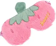 Ipetboom 1 PC Plush Sleep Cartoon Fluffy Sleep Masks for Women Fur Sleeping Mask Night Blindfold for Sleep Fuzzy Sleep Mask for Eye Shades Eye Patches for Pink