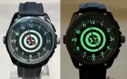 Marvel Captain America Quartz Men's Watch Full green Lume Dial NEW 48mm Case