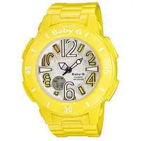 在飛比找PChome商店街優惠-CASIO BABY-G 海綿浮刻淺水概念錶-黃/BGA-1