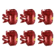 Curling Ribbon Crimped String 3/16" 11 Yards 6pcs Red
