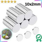 Round Disc Magnets Super Strong Rare-Earth Neodymium Cylinder 10 x 2mm Magnet