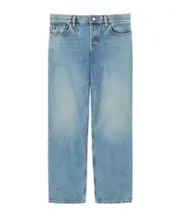 Straight fit denim pants 24,25,26,27,28,29 light blue
