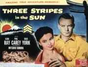 Three Stripes In The Sun poster Mitsuko Kimura Aldo Ray 1955 Old Movie Photo