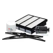 Sakura Front Wiper Blades & Filter Service Kit for Mitsubishi Pajero NJ NK NL