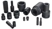 1.7/16" x 1" Drive Standard Impact Socket T&E Tools 76046