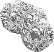 CANIGHT 3 pcs Tin Foil Hair Dye Caps Elastic Deep Conditioning Caps for Nourishing Hair Treatments Lightweight and Comfortable for Home and Salon Use