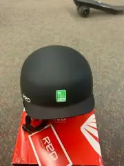 RED DEFY YOUTH HELMET MEDIUM 51-53CM MATTE BLACK