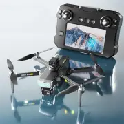 "XKJ KAI TWO 249g GPS 5G WiFi FPV with 4K ESC HD Dual Camera 3-Axis Mechanical Gimbal 5.6"" Touchable LCD Screen Controlle"