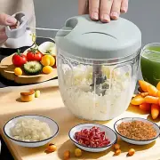 Manual Ginger Garlic Grinder Multifunctional Vegetable Cutter Meat Grinder